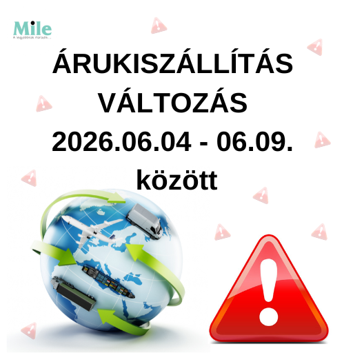 Árukiszállítás változás 2026.06.04 - 06.09. között